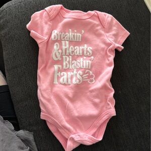 Baby Essentials Pink Baby Bodysuit